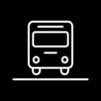 Oncoming Bus Icon Design vector