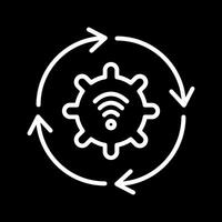 Automated Process Icon Design vector