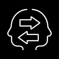Knowledge Sharing Icon Design vector