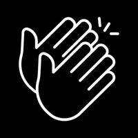 Clapping Hands Icon Design vector