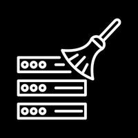 Data Cleaning Icon Design vector