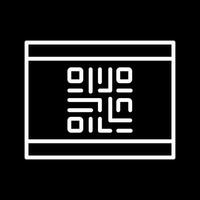 QR Code Business Card Icon Design vector