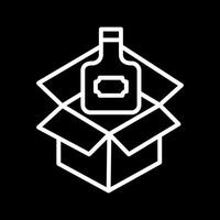 Wine Box Icon Design vector