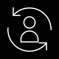 Retargeting Icon Design vector