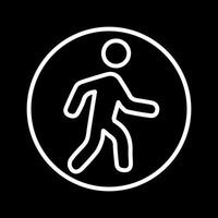 Person Walking Icon Design vector