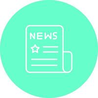 News Headlines Icon Design vector