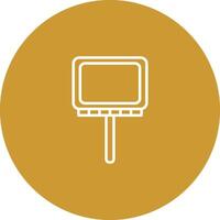 Billboard Icon Design vector
