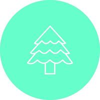 Christmas Tree Icon Design vector