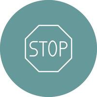 Stop Sign Icon Design vector