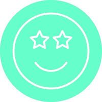 Star-Struck Icon Design vector