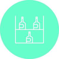 Wine Rack Icon Design vector