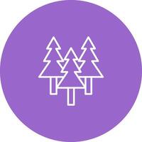 Evergreen Tree Icon Design vector
