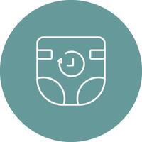 Diaper Duty Icon Design vector