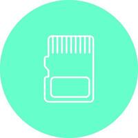 Memory Cards Icon Design vector