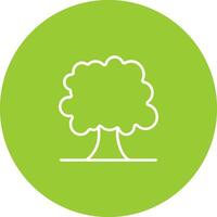 Deciduous Tree Icon Design vector