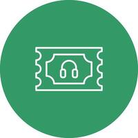 Support Ticket Icon Design vector
