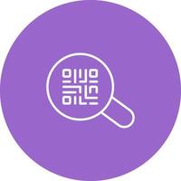 QR Code App Icon Design vector