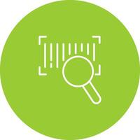 Barcode Database Icon Design vector