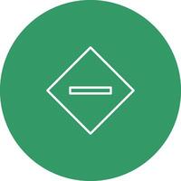 Minus Sign Icon Design vector