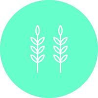 Sheaf of Rice Icon Design vector