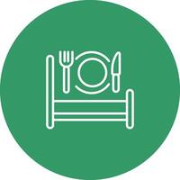 Breakfast in Bed Icon Design vector