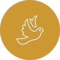 Dove of Peace Icon Design vector