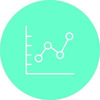 Business Graph Icon Design vector
