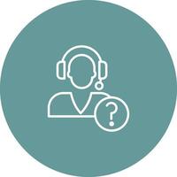 Help Request Icon Design vector