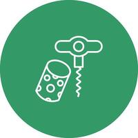 Wine Cork Icon Design vector