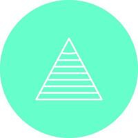 Pyramid Graph Icon Design vector
