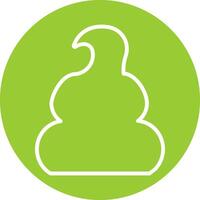 Pile of Poo Icon Design vector