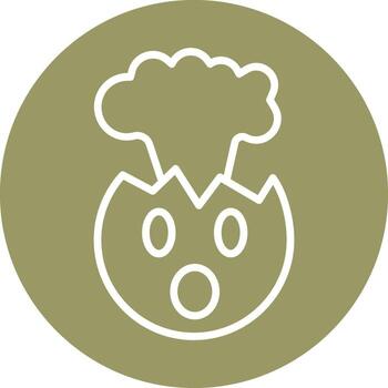 Exploding Head Icon Design vector