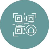 QR Code Menu Icon Design vector