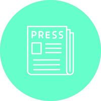 Press Release Icon Design vector