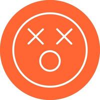 Dizzy Face Icon Design vector