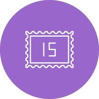 Postage Due Icon Design vector