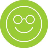 Nerd Face Icon Design vector