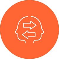 Knowledge Sharing Icon Design vector
