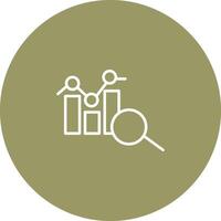 Data Analytics Icon Design vector