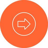 Right Arrow Icon Design vector