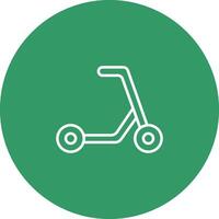 Kick Scooter Icon Design vector