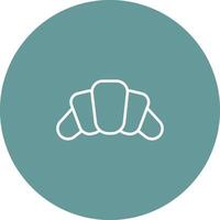 Croissant Icon Design vector