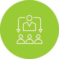HR Technology Icon Design vector