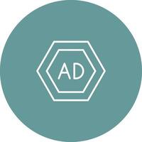 Ad Blocker Icon Design vector