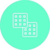 Waffle Icon Design vector