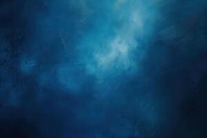 Abstract blue composition with deep hues and soft textures photo