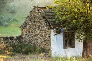 Rural landscape in the Republic of Moldova. Photo with beautiful nature from the country in Eastern Europe.