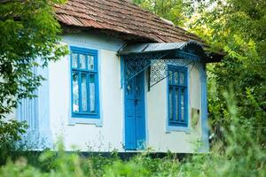 Rural landscape in the Republic of Moldova. Photo with beautiful nature from the country in Eastern Europe.
