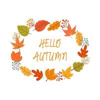 Autumn leaves set . autumn backgrounds posters vector