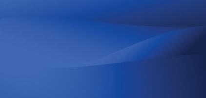 Abstract blue curve shape with soft gradient background, illustration. vector